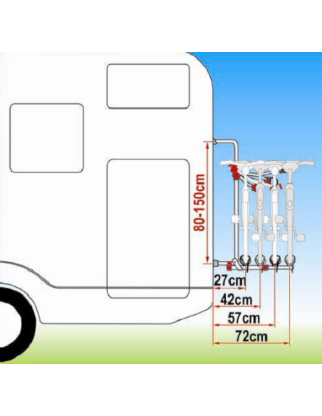 Portabicis Fiamma transportar Bike PRO