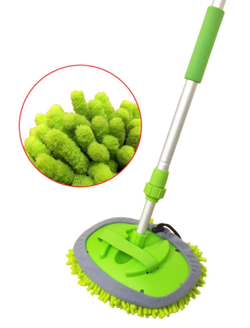 Brosse télescopique de 2,5 m avec raccord de tuyau Kampa