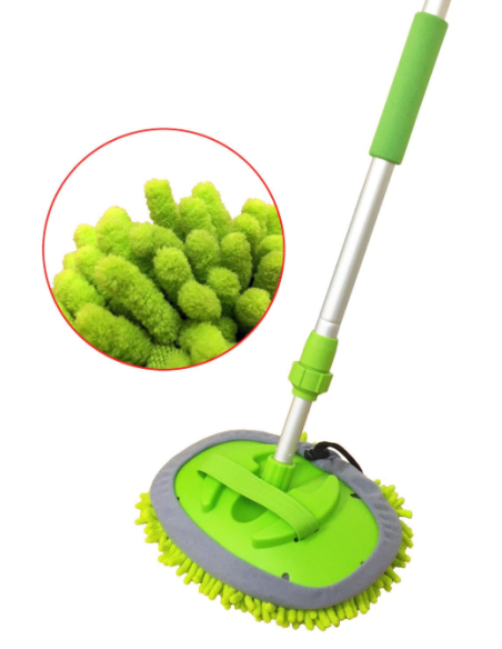 Brosse télescopique de 2,5 m avec raccord de tuyau Kampa