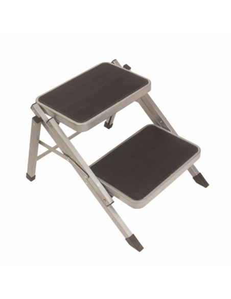 Escalón doble plegable de acero Kampa