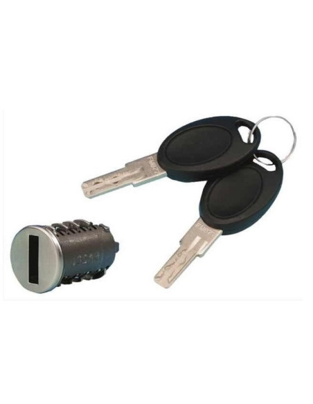 Security cylinder with two keys model HSC