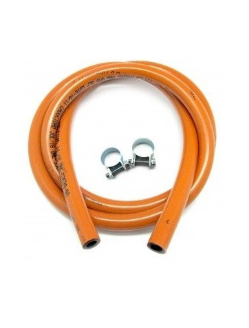 Kit de mangueira de butano + braçadeiras BRIXO de 1,5 m
