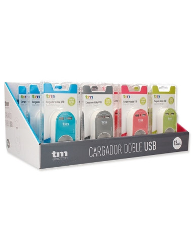 Caricabatterie Dual USB veloce Tm Electron