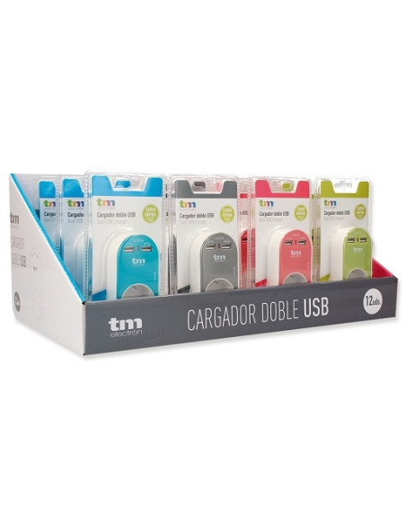Caricabatterie Dual USB veloce Tm Electron