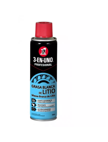 Grasa blanca de litio 250 ml  3 en 1 Profesional