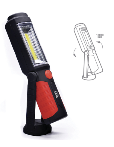 Linterna de luz de trabajo con gancho e imán TM Electron
