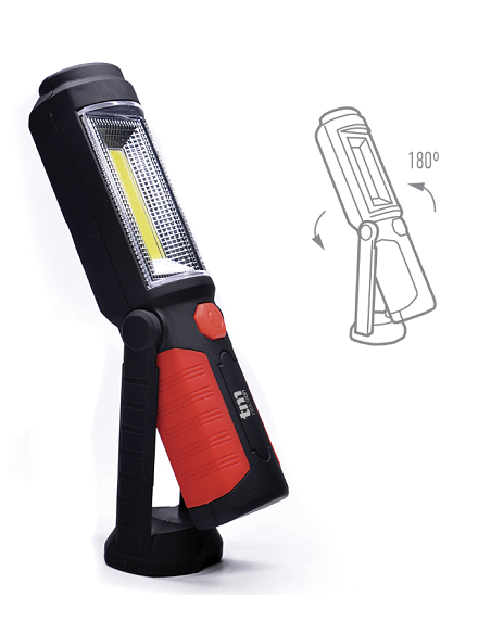 Linterna de luz de trabajo con gancho e imán TM Electron