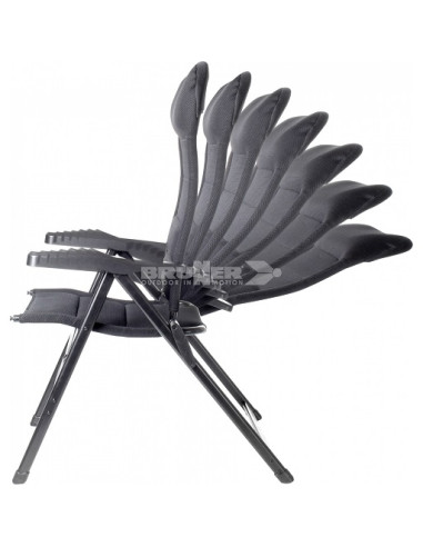 Silla plegable negra Aravel 3D-M Brunner