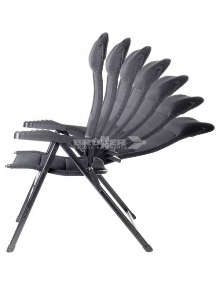 Schwarzer Klappstuhl Aravel 3D-M Brunner