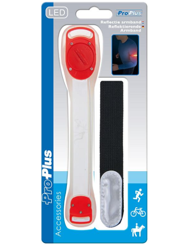 Fisso/intermittente Braccialetto di sicurezza stradale LED