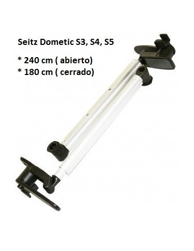 Coppia corazza telescopica finestra Dometic S3, S4, S5 / 240mm.