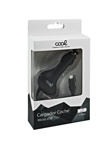 Cargador Coche Conector Micro-Usb Universal 1Amp Cool