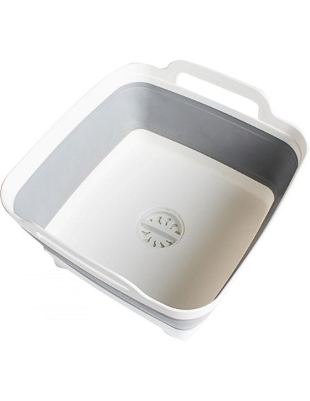 Collapsible Bucket with Drain 9 Liters Tank Fold Away Brunner