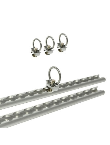 Guías de sujeción aluminio 60 cm con 24 posiciones