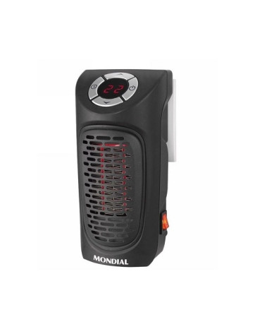 Mini aquecedor com timer 350 W Mondial
