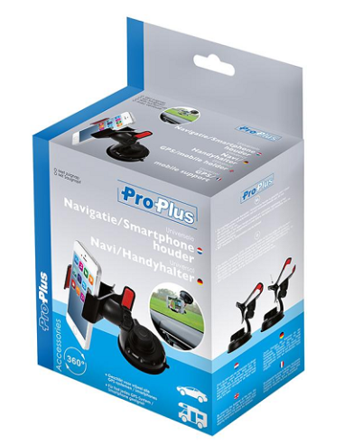 Universal GPS/mobile mount with suction cup