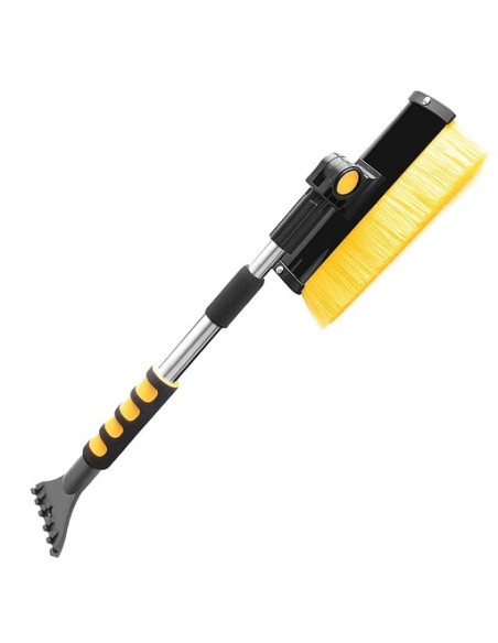 Brosse à vitres télescopique avec grattoir à glace Pro Plus