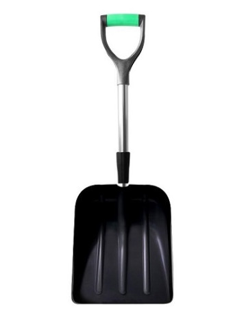 Snow shovel with telescopic handle