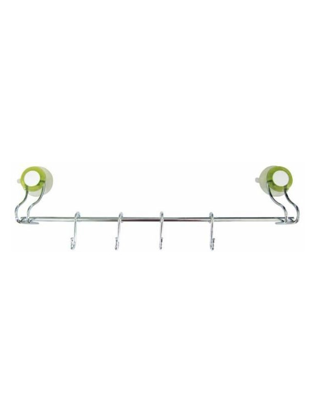 Towel rack with washbasin hooks