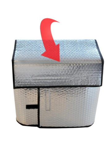 Bolsa térmica de protección para baterías