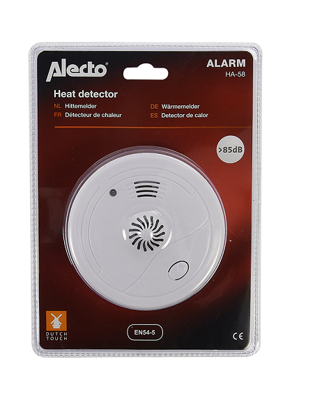 Detector de calor de techo a pilas 9V Alecto Detector de calor de techo a pilas 9V Alecto