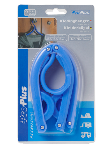 Percha plegable de ropa set de 2 unidades ProPlus