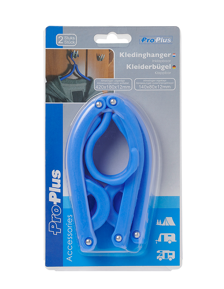 Percha plegable de ropa set de 2 unidades ProPlus Percha plegable de ropa set de 2 unidades ProPlus