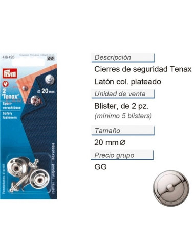 Tasto di sicurezza Tenax Prym