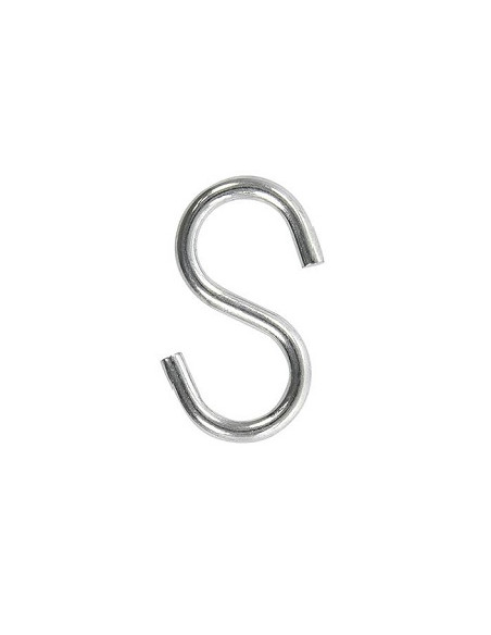 Satz mit 6 Stahl-S-Haken 44 x 21 mm Pro Plus