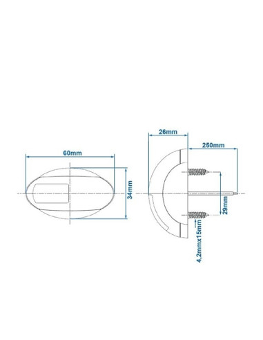 Pilota di posizione led arancione ProPlus