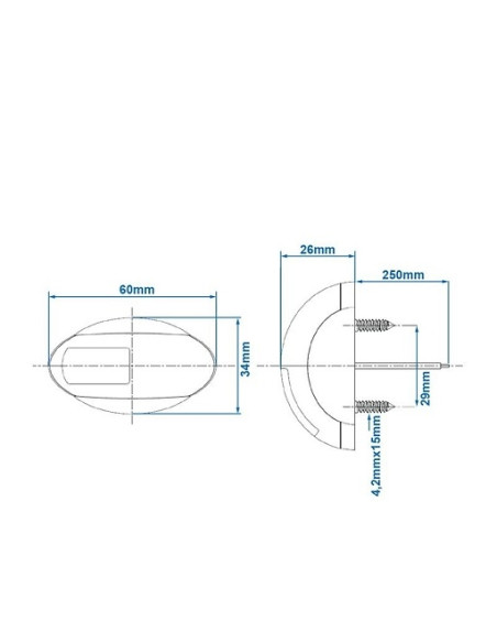 Pilota di posizione led arancione ProPlus Pilota di posizione led arancione ProPlus