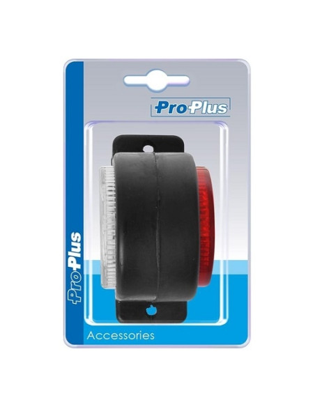 Luz marcadora de folga frontal vermelha/branca Pro Plus