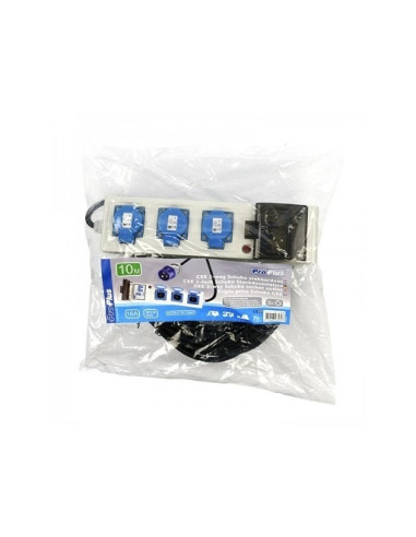 Multiprise Schuko avec un 25A automatique et un magnéto thermique 10A