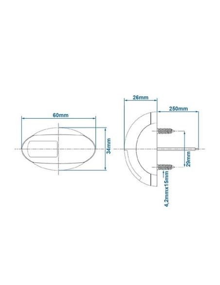 Pilota di posizione laterale LED trasparente ProPlus Pilota di posizione laterale LED trasparente ProPlus