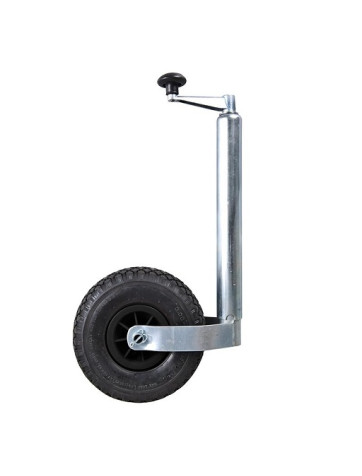Roue jockey avec support télescopique 260x85 mm