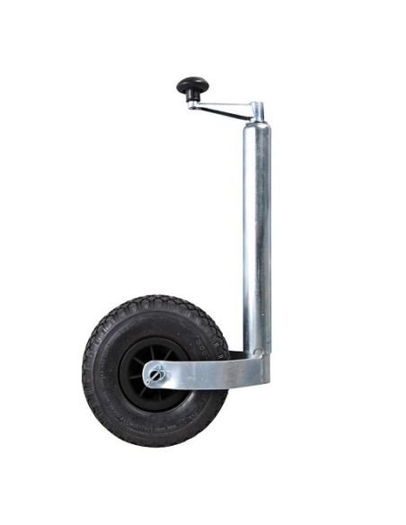 Jockey wheel com suporte telescópico 260x85 mm