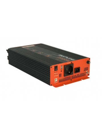 Inversor de corriente de linea sinusoidal pura 2000W con control remoto Vechline