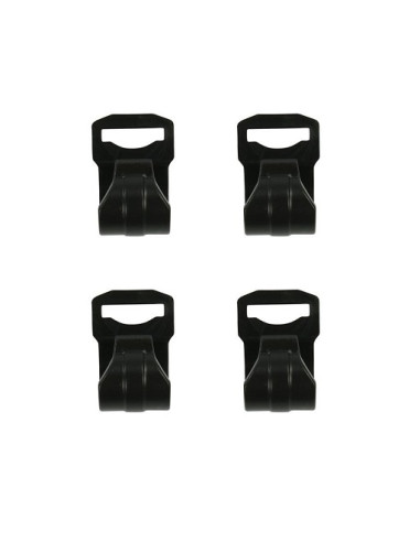 Clamp with slot 20 - 25 mm black ProPlus