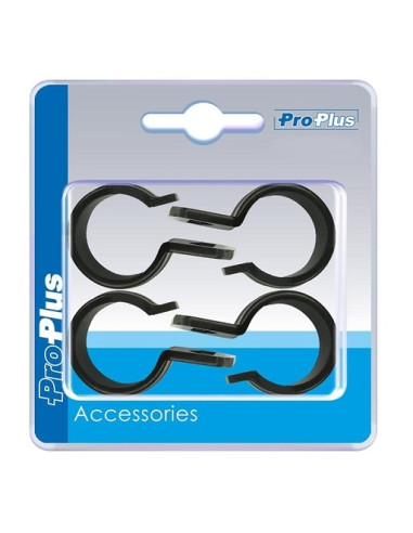 Clamp with slot 20 - 25 mm black ProPlus