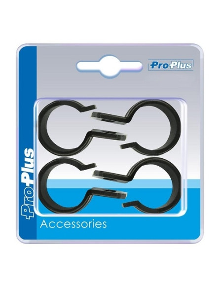 Clamp with slot 20 - 25 mm black ProPlus