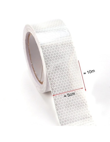 Weißes reflektierendes Klebeband 2 Meter