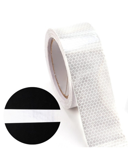 White adhesive reflective tape 2 meters