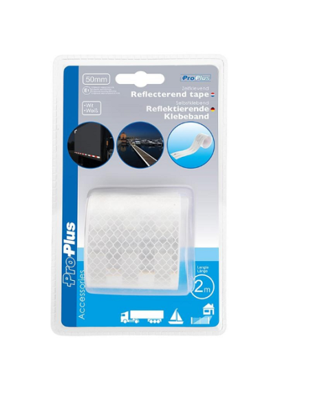 White adhesive reflective tape 2 meters