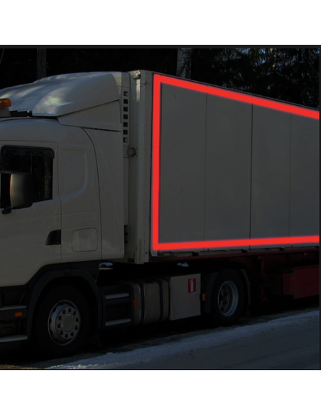 Rotes reflektierendes Klebeband 2 Meter