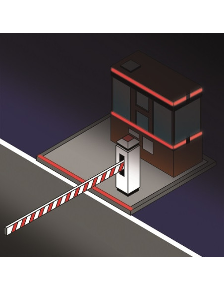 Nastro riflettente adesivo rosso 2 Metro Nastro riflettente adesivo rosso 2 Metro