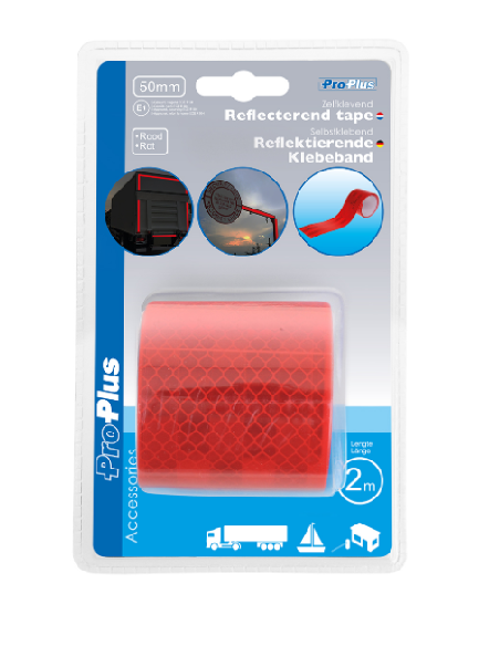 Rotes reflektierendes Klebeband 2 Meter