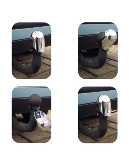 Chrome Metal Trim for ProPlus Tow Ball Chrome Metal Trim for ProPlus Tow Ball