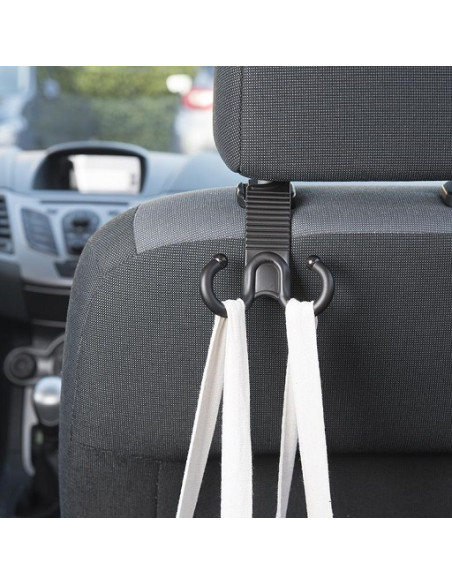 Colgador para reposacabezas con doble gancho x2 ProPlus
