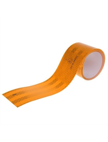 Cinta reflectante adhesiva naranja 2 Metros