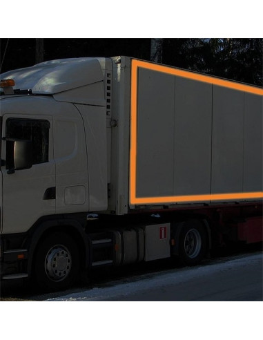 Bande réfléchissante orange 2 mètres